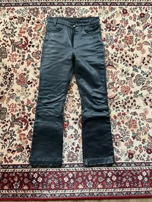 VANSON Leather Pants Riding Pants Black Size 32 • $299