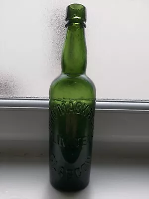 £7.99 • Buy Late Victorian John Mackay & Co Glasgow Pictorial Mineral/beer Bottle