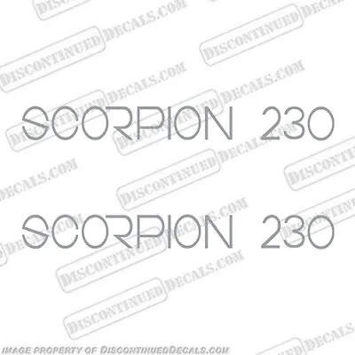 Fits Chris Craft Boats Scorpion 230 Ltd Decals (set Of 2) - 2.5  X 29  • $79.95