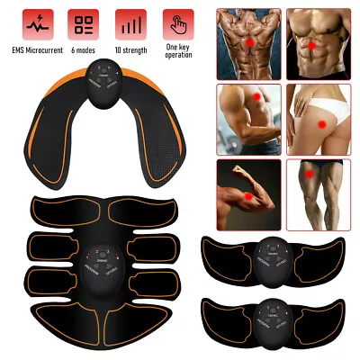 EMS Abdominal Muscle Toning Trainer ABS Stimulator Toner Fitness Binder Gym Belt • $17