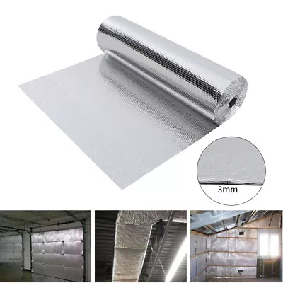 Shed Insulation Double Aluminum Foil Bubble Film Roll For Caravan Loft Roof Wall • £9.95