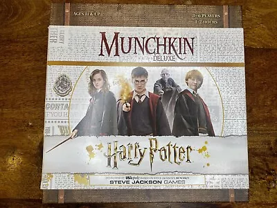 Harry Potter Munchkin Deluxe Board Game USAopoly Steve Jackson Complete EUC • $14.95