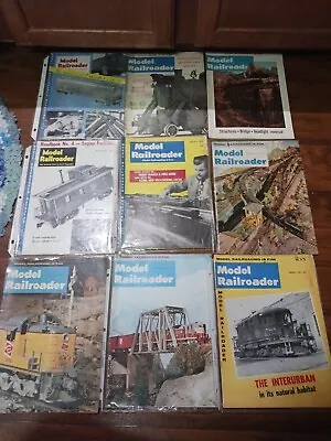 Model Railroader Magazine 1950's And 1960's 9 Issues • $11.24