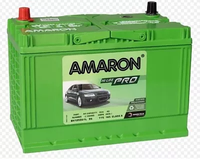 Amaron Pro Series Mf Battery Bh125d31l With 36 Months Warranty • $300