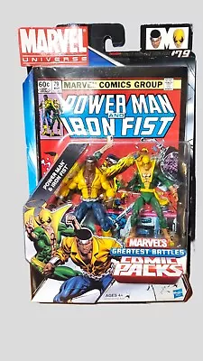 Marvel Universe Greatest Battles Comic Pack Power Man Iron Fist 2 Figure Pack • $40