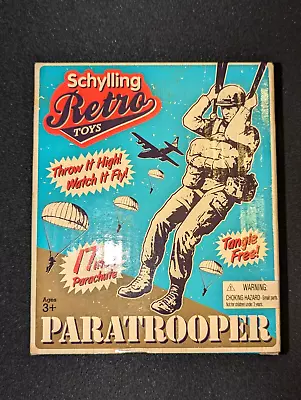 Schylling PARATROOPER 17  Tangle Free Parachute Retro Army Men Military Toy NEW • $8.49