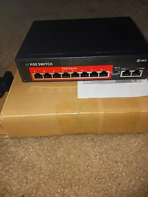 Steamemo Networking Poe Switch 8 Ports Model POE208D V6 • $17.99