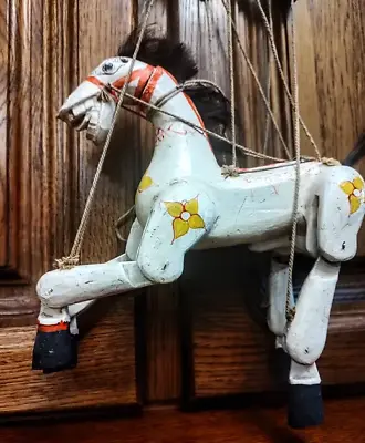 Vintage Collectible Toy Anikvarnaya Old Puppet Horse (1034) • $450