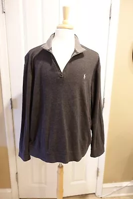 Polo Ralph Lauren 1/4 Zip Pullover - US Men's 2XL- Soft Sweatshirt Material • $25