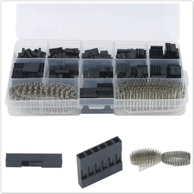 $14.50 • Buy 620x 2.54mm Dupont Wire Cable Jumper Pin Header Connector Housing Kit Crimp Pins