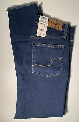 Signature Levi Strauss Womens Heritage High Rise Straight Size 4 W27 Jeans   R13 • $20.20