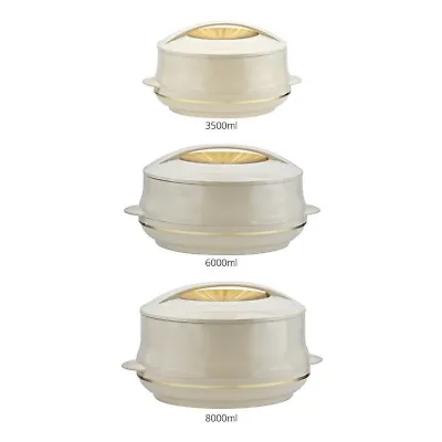 £59.99 • Buy SQ Professional Olympic Insulated Serving Dishes With Lids-3 Pcs Container Set