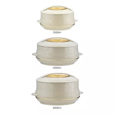 £59.99 • Buy SQ Professional Olympic Insulated Serving Dishes With Lids-3 Pcs Container Set