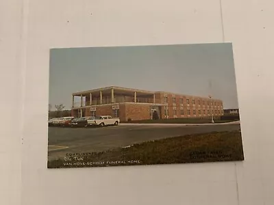 C. 1960's Postcard Cedar Falls Iowa Lutheran Home Van Hove Schoof Funeral Home • $5