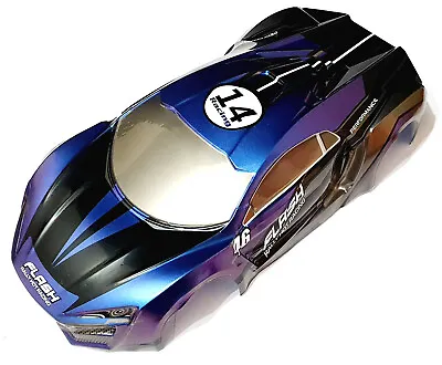 £17.99 • Buy JLR49 1/10 Scale Drift On Road Touring Car Body Cover Shell RC Blue Black