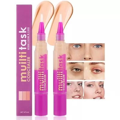 2Pcs Concealer Full Coverage Stickunder Eye Brightener Concealer For Dark Ci... • $12.76