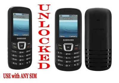 UNLOCKED Samsung T199 GSM QUADBAND 3G Large Buttons Black Cell Phone NEW • $44.99