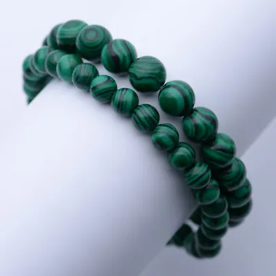 4-8mm Stretchy Stone Bracelets Crystal Natural Gemstone Beads Healing Reiki Gift • $1.59