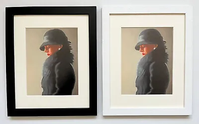 £18.50 • Buy Jack Vettriano  - Portrait Black & Pearl Framed Art Print Thin Black/White *NEW*