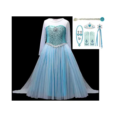 Elsa Frozen Birthday Dress And Gift Set • $17.99