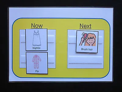 Now Next Boards - Autism/Non Verbal Visual Communication/PECS/Dementia/Early Yrs • £5.99