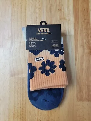 Vans Off The Wall Socks Peace Of Mind Flower Pattern Size 6.5  9 M • $6