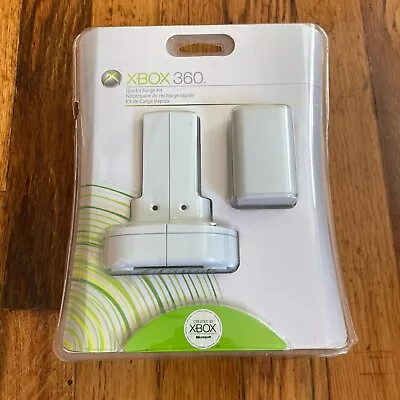 SEALED Official Microsoft XBOX 360 Quick Charge Kit Recharge In A Flash NEW • $39.99