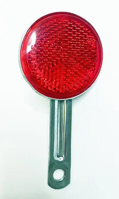 Vintage Stratolite 52 Red Rear Bicycle Reflector SAE B-63 With Bracket - Used • $7.50