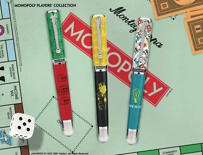 Montegrappa - Tycoon - Monopoly Players' Edition Fountain Pen Ismxo_mm Msrp $495 • $299
