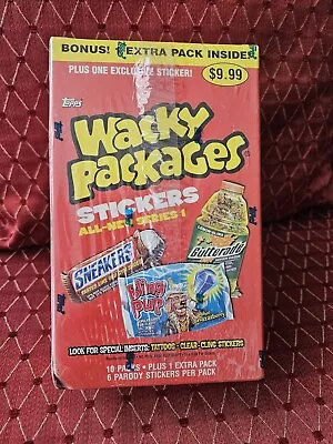 Wacky Packages 2004 Topps Stickers All New Series 1 Sealed Box 11 Packs NEW NIB • $34.99