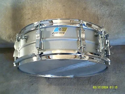 Vintage Ludwig Acrolite Aluminum Snare Drum B/O Badge Very  Nice! • $676.58