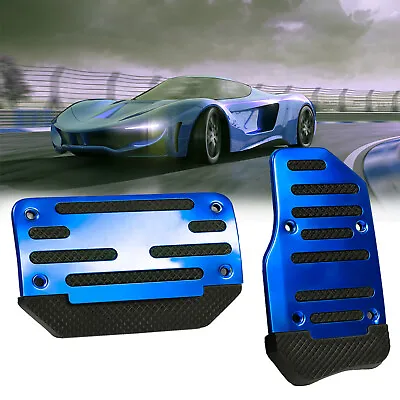 Blue Automatic Gas Brake Foot Pedal Pad Cover Car Accessories Non-Slip Universal • $12.49