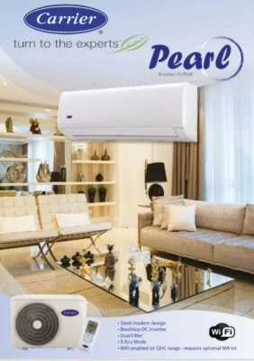 $1499.99 • Buy Carrier 6.5 KW Pearl Inverter Hi-Wall Air Conditioner 53QHC065 Kit NEW IN CARTON