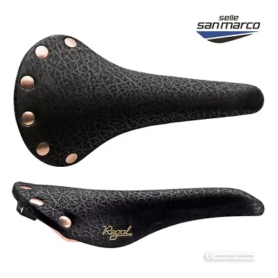 NEW Selle San Marco REGAL  LE RINO  Saddle : STEEL RAIL BLACK • $89.99