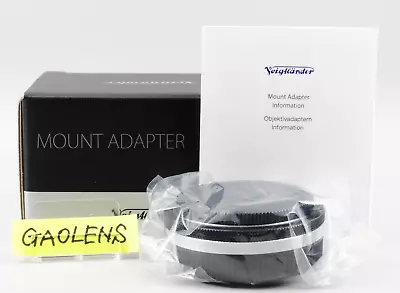 New Voigtlander VM-E Close Focus Adapter II For Sony E Mirrorless Camera Box • $242.99