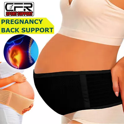 Maternity Support Belt Waist Abdomen Pregnant Back Belly Band Tummy Brace Relief • $12.79