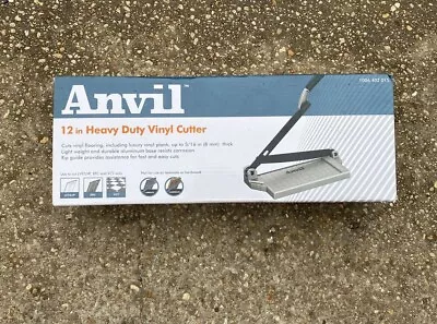 Anvil 12” Heavy Duty Vinyl Plank Flooring Cutter • $39.95