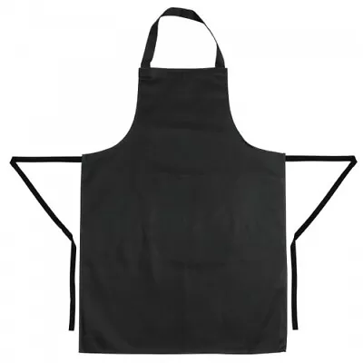 Unisex Adult Plain Apron With Front Pocket Cooking Baking Kitchen Catering Chef • £3.39