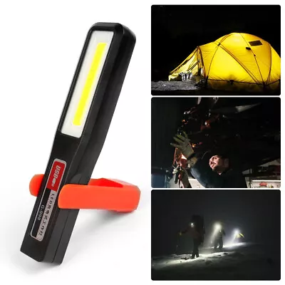 COB LED Magnetic Work Light USB Rechargeable Inspection Lamp Hand Torch • £6.76