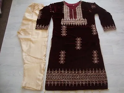  Rang Ja  Designer Salwar Kameez Velvet Suit Full Embroidered NEW For 2021 2pc • £27