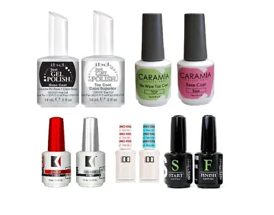 Top/ Base Coat & Refill Gel Nails 0.5 Oz - All Brand Now Available* • $10.45