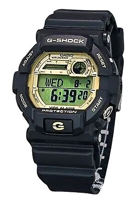 Casio G-Shock Resin Strap Gold Dial Sports Quartz 200M Men's Watch GD-350GB-1 • $192.89