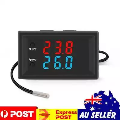 Temperature Controller Waterproof NTC Sensor 12V Thermostat For Indoor Outdoor • $11.39