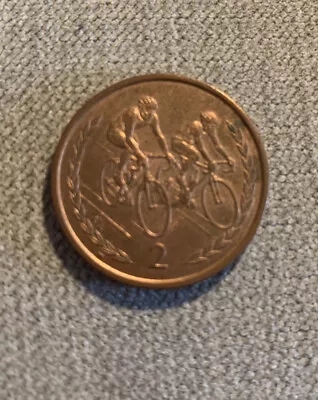 Isle Of Man Cycling 2p Coin - 1999 - Circulated • £1.90
