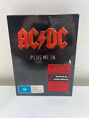 AC/DC: Plug Me In - 2 DVD Set - Region 4 • $14.95