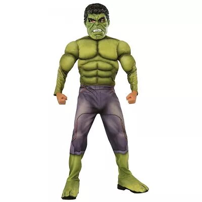 Hulk Costume Kids Marvel Avengers Halloween Fancy Dress • $25.14