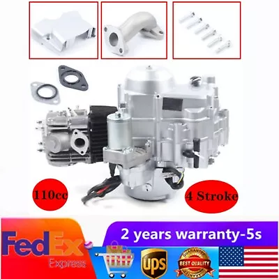 110cc 4 Stroke Electric Start Auto Engine Motor For ATV GO Kart 308-999003 • $189.05