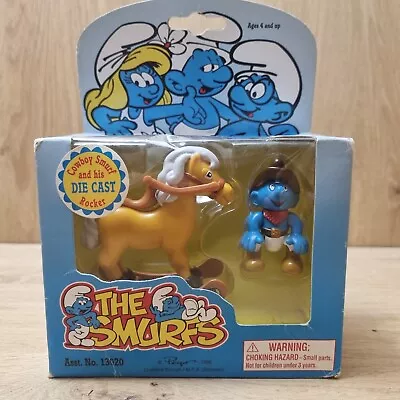 The Smurfs Cowboy Smurf & His Rodeo Rocker Toy Island Asst. No. 13020 • $25.13