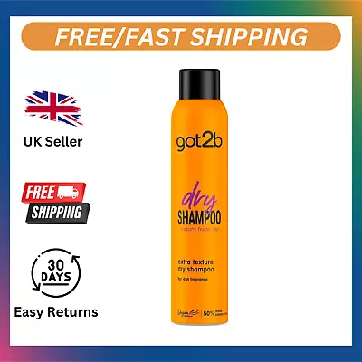 Schwarzkopf Fresh It Up Dry Shampoo Spray To Refresh Hair No White Residue 200ml • £9.72