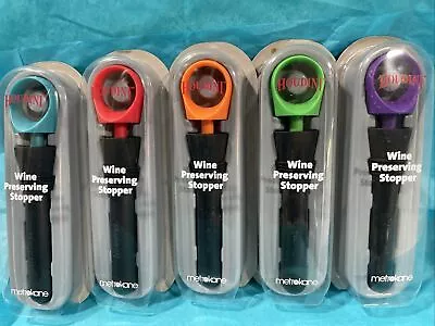 Metrokane Houdini Single Pump Wine Preserving Stopper CHOOSE 1 COLOR • $12.95